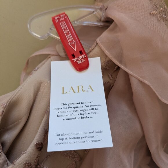 Lara 29966 - Lace, V-Neck Dress, Color Mauve, Size 14, NWT - Picture 6 of 6